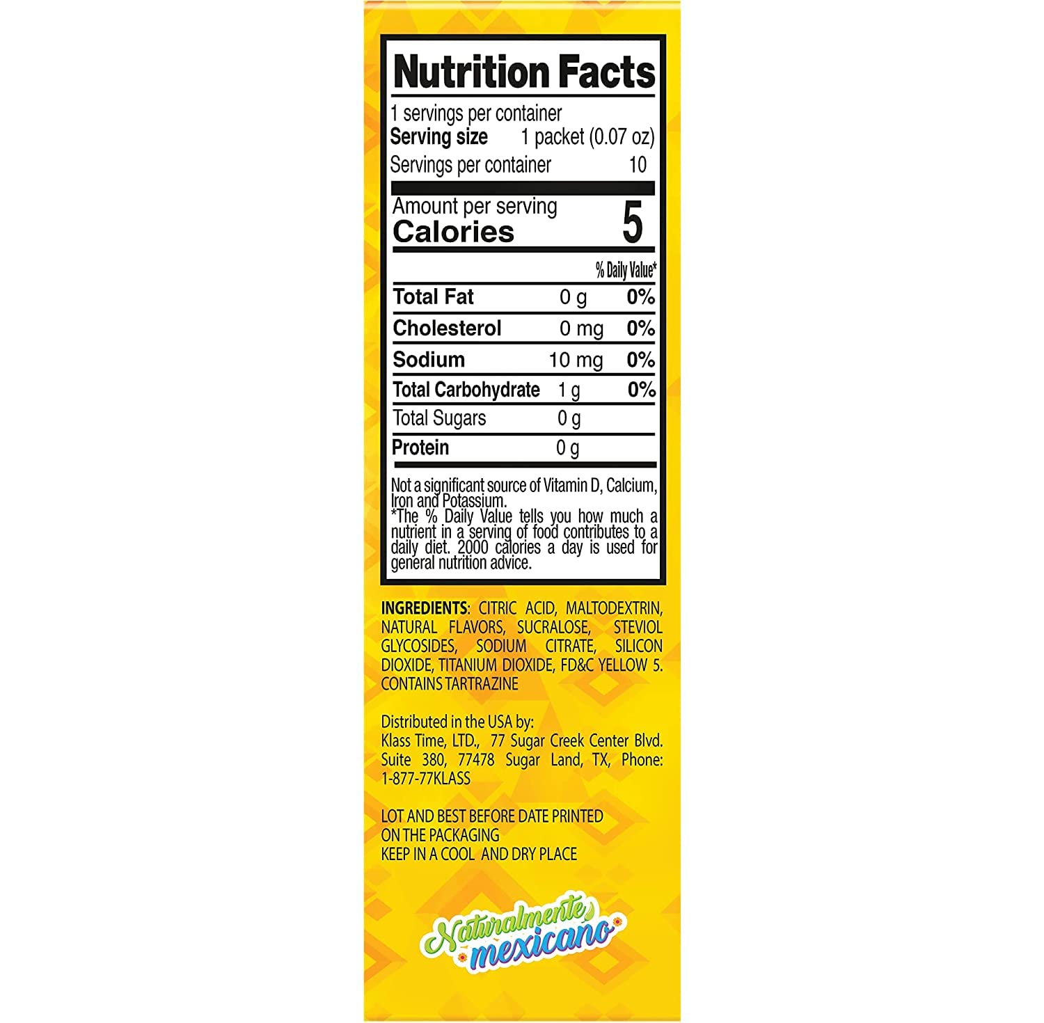 Klass Aguas Frescas, Cucumber-Limeade Sugar Free Drink Mix, 10 On-The-Go Sticks (Pack of 4, 40 Count) - Image 2